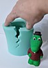 3D Форма силиконовая Крокодил Гена