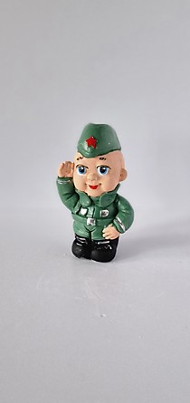 Силиконовая форма Солдат 8см.