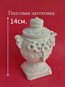 Шкатулка Самовар с сушками.14см.
