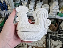 Резной Петушок шкатулка/подсвечник)Высота: 13 см.