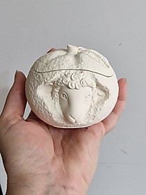 Овечка в мандаринке  Шкатулка Бяшка.