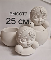 Неваляшка 25см  шкатулка.